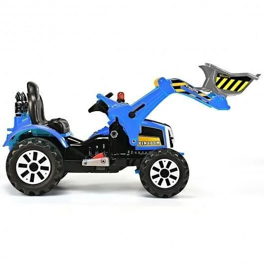 12 V Battery Powered Kids Ride on Dumper Truck-Blue - Color: Blue