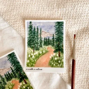 A Walk In Nature Vinyl Sticker