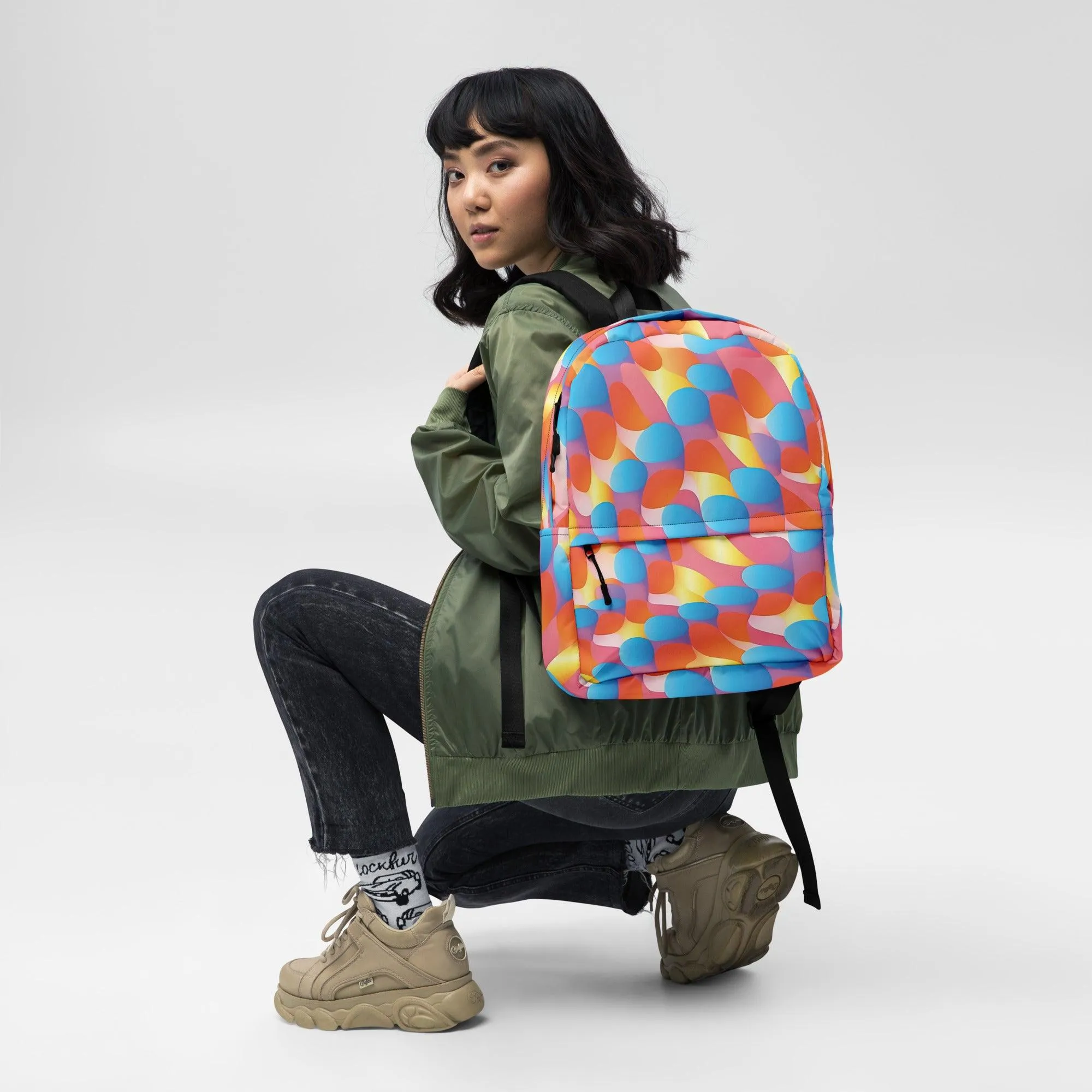 Abstract Festival Backpack - Your EDM Adventure Awaits