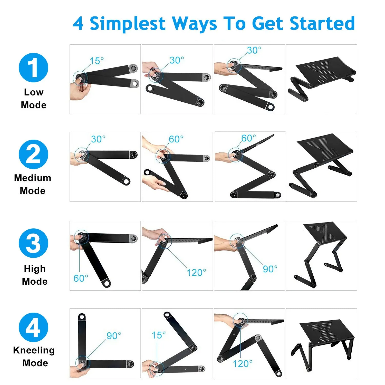 Adjustable Laptop Desk HomeStyle
