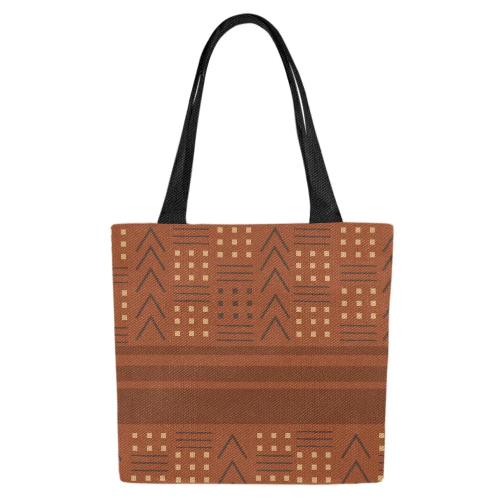 African American tote bags clay  | Set of 4