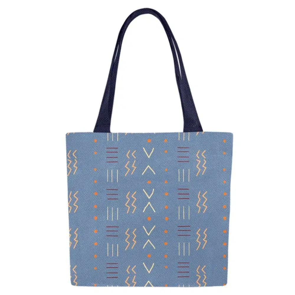 African American Tote Bags Denim  | Set of 4