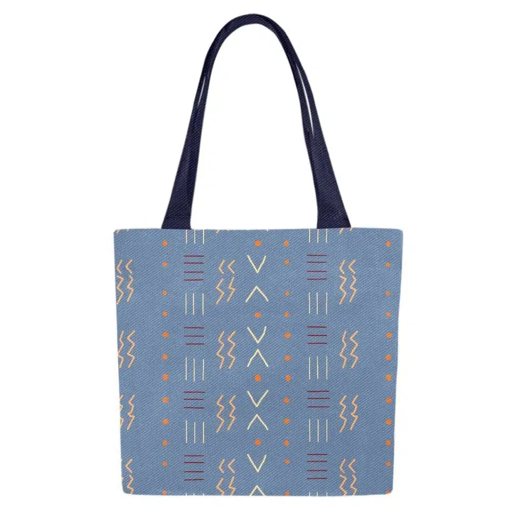African American Tote Bags Denim  | Set of 4