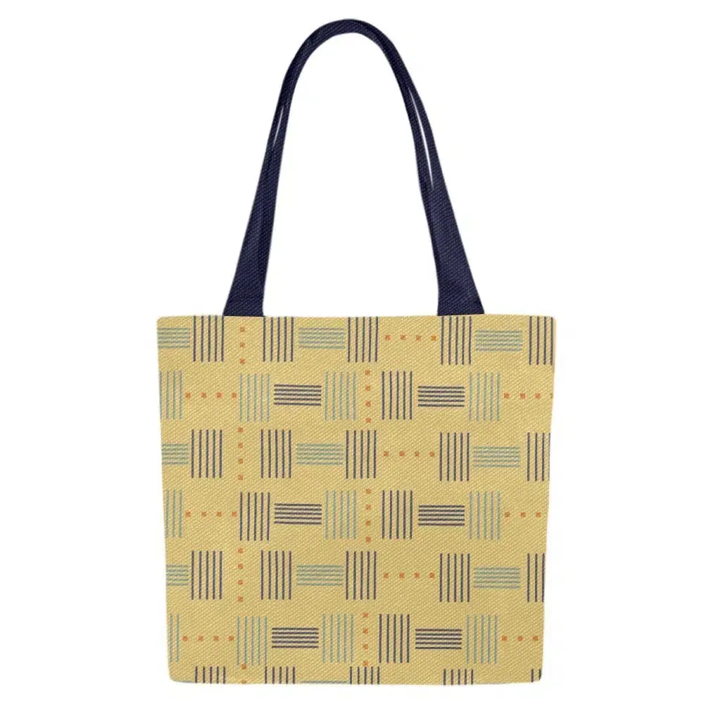African American Tote Bags lemon curd  | Set of 4