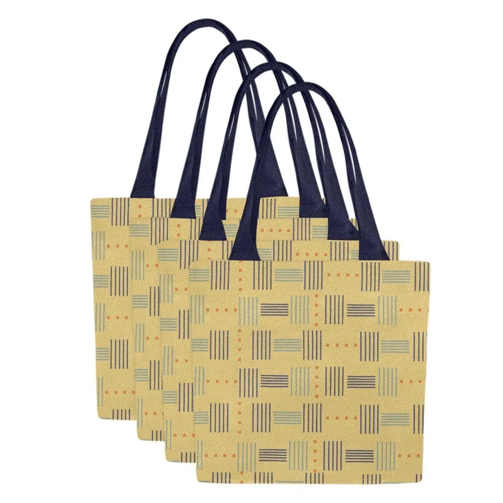 African American Tote Bags lemon curd  | Set of 4