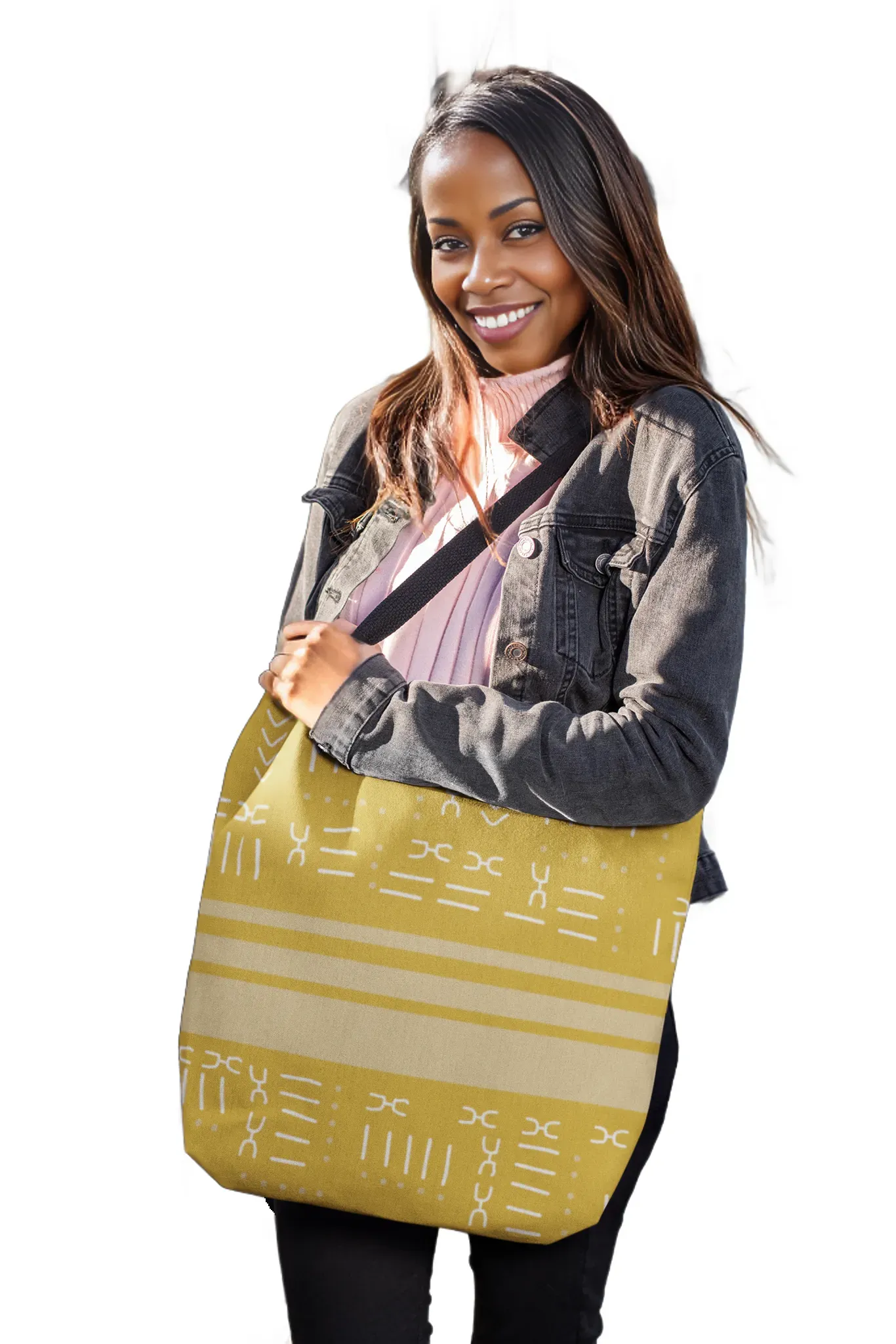 African American tote bags Mellow  | Set of 4