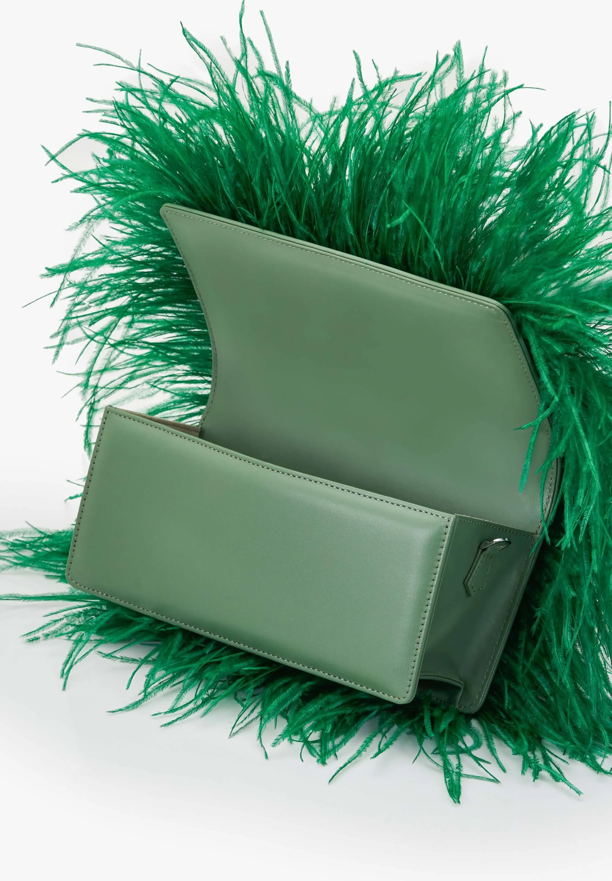 Amazon green scarlet midi bag
