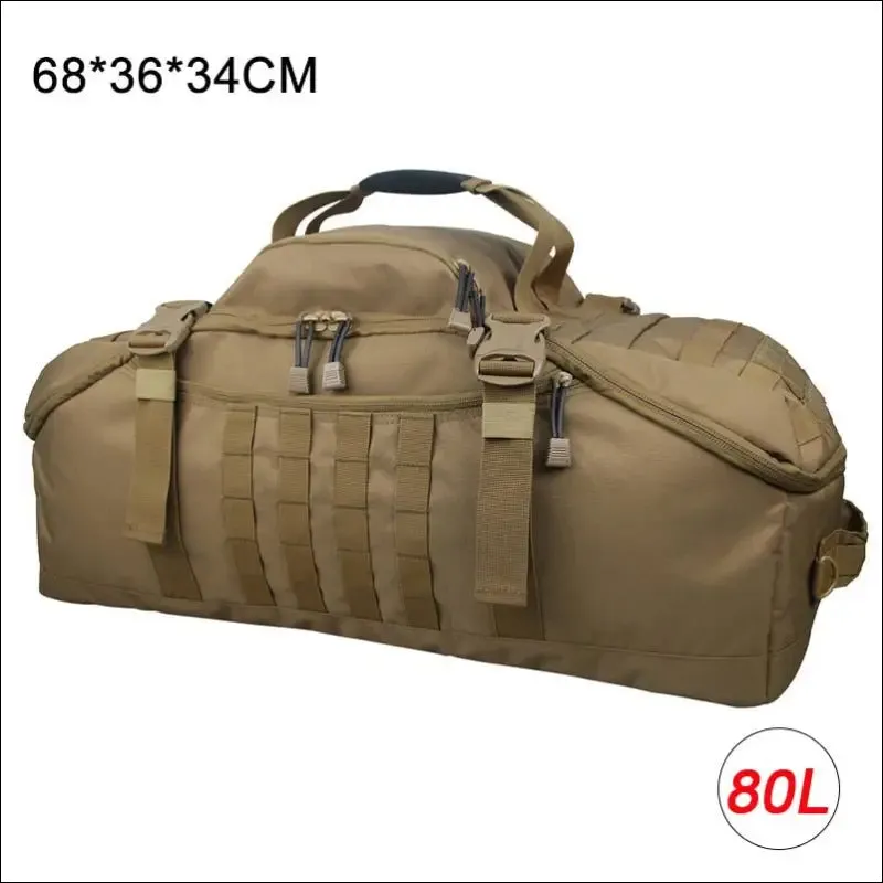 Army tactical waterproof backpack - 40l 60l 80l - sports travel bags