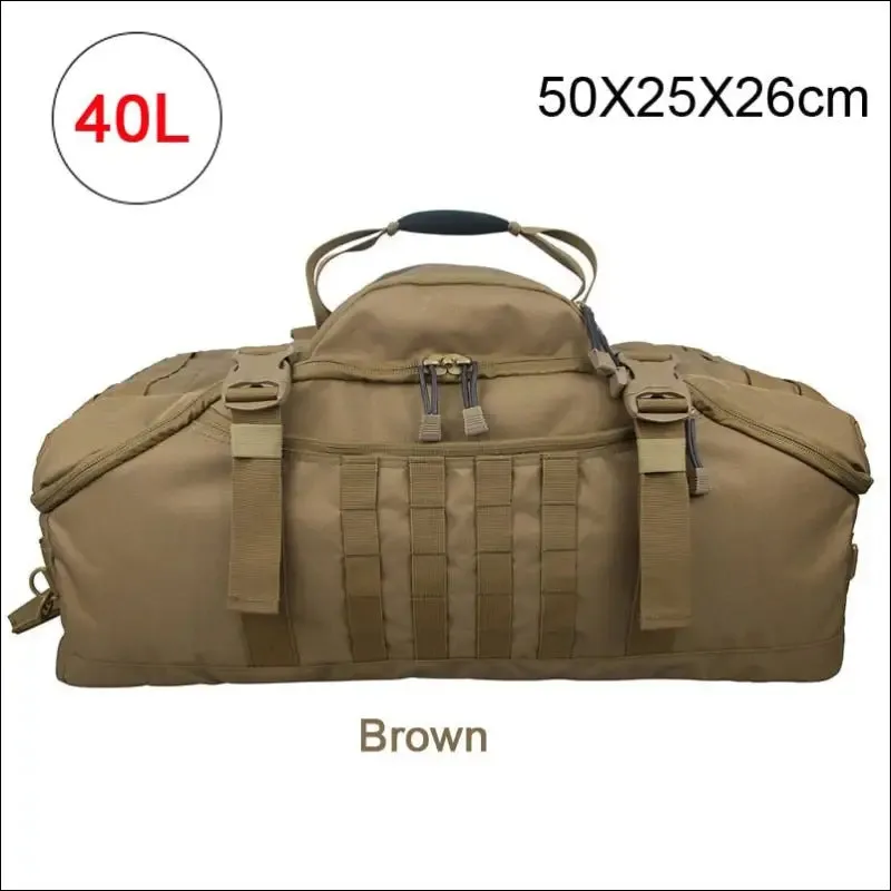 Army tactical waterproof backpack - 40l 60l 80l - sports travel bags