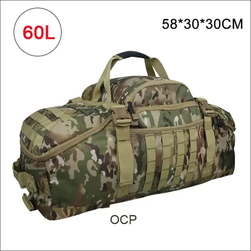 Army tactical waterproof backpack - 40l 60l 80l - sports travel bags