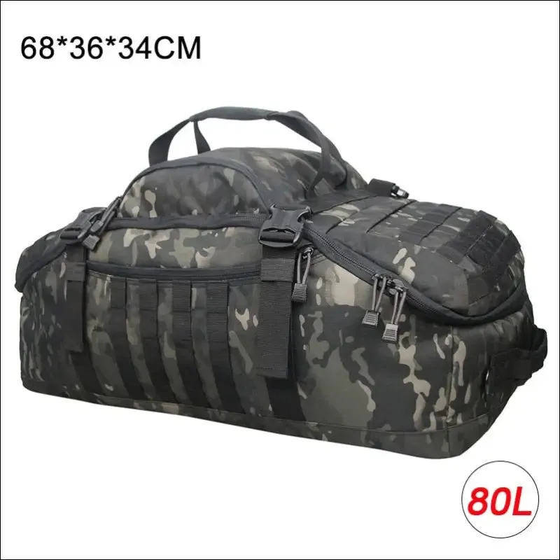 Army tactical waterproof backpack - 40l 60l 80l - sports travel bags