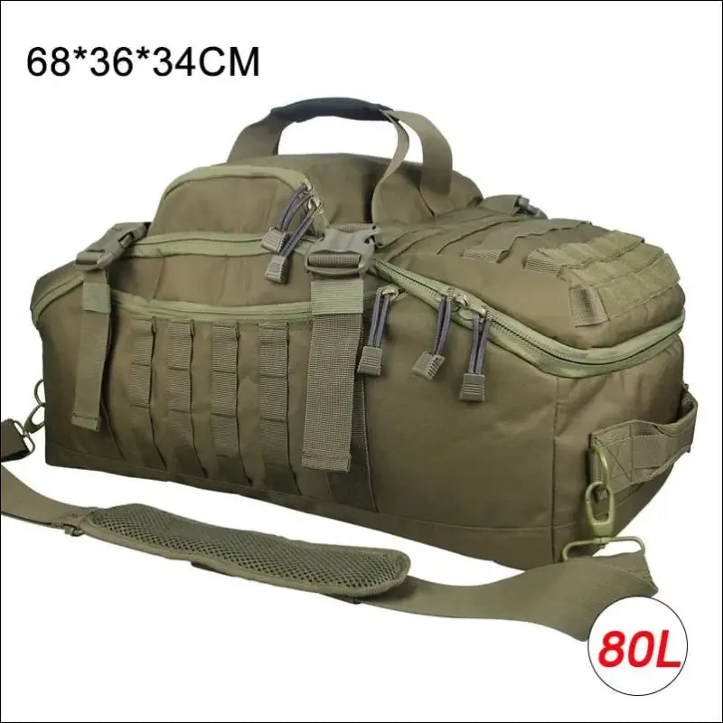 Army tactical waterproof backpack - 40l 60l 80l - sports travel bags