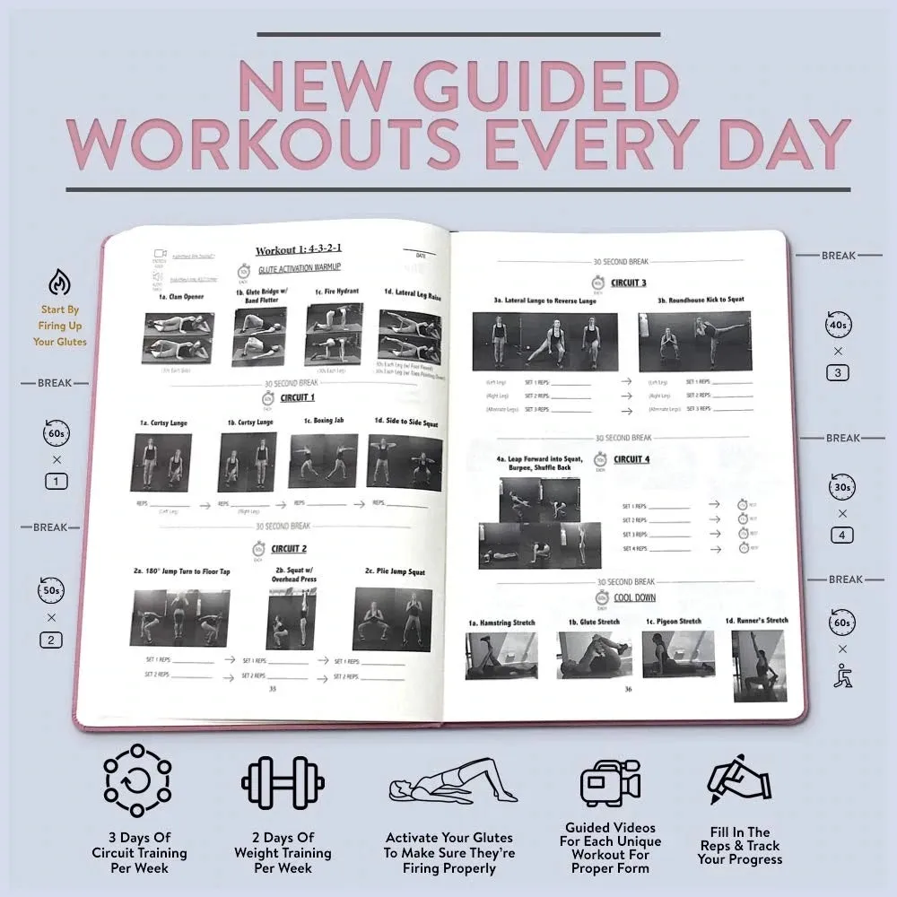 Badass Body Goals Journal:Booty Shaping & Resistance Training