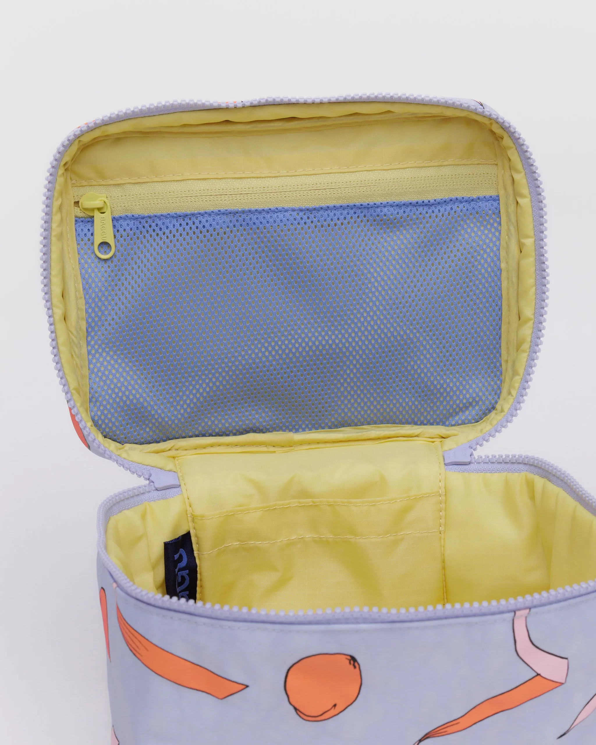 Baggu Large Cosmetic Case - Apricots and Ribbons