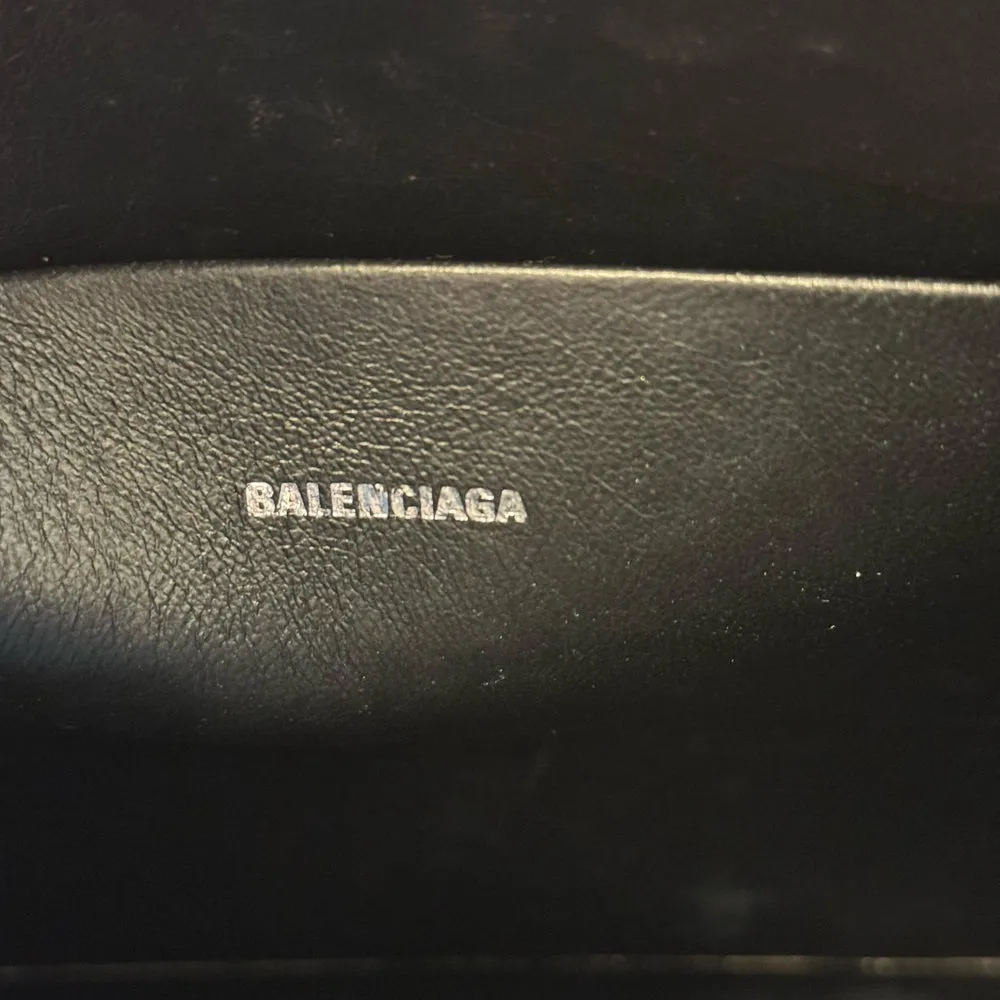 Balenciaga Pink Ville Logo Pouch