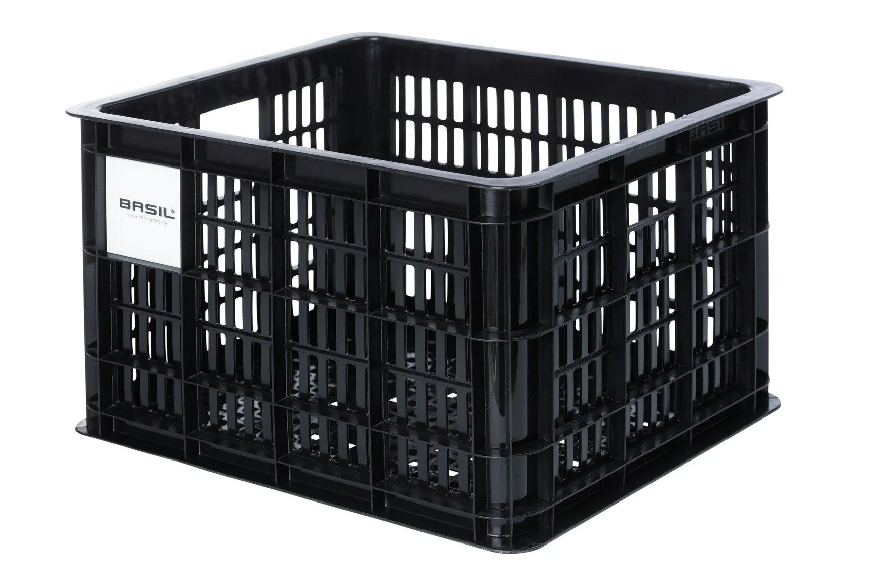 Basil Bicycle Crate Medium 29.5L Black