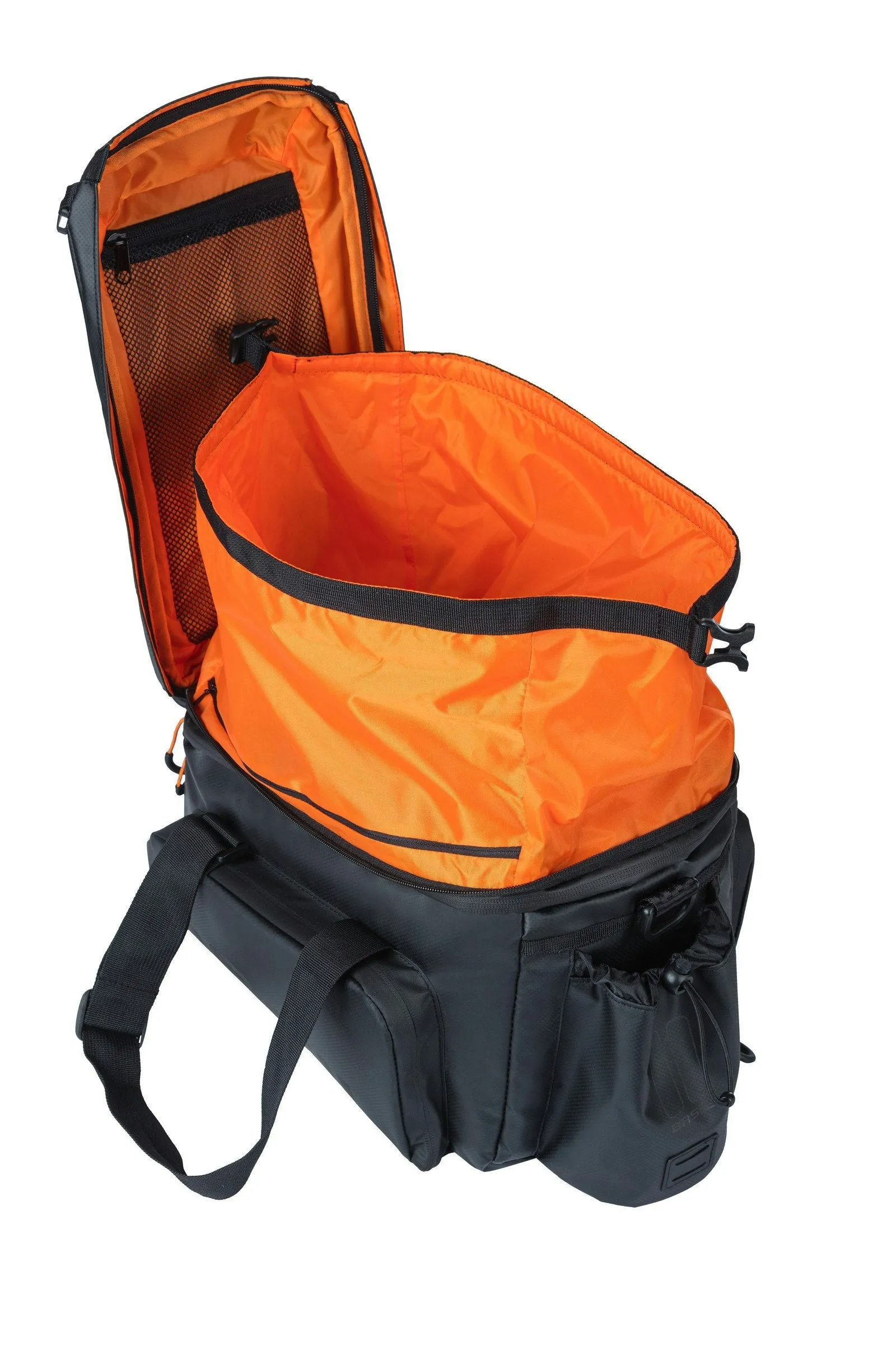 Basil Miles Tarpaulin Trunkbag XL Pro MIK 9-36 Litres Black/Orange