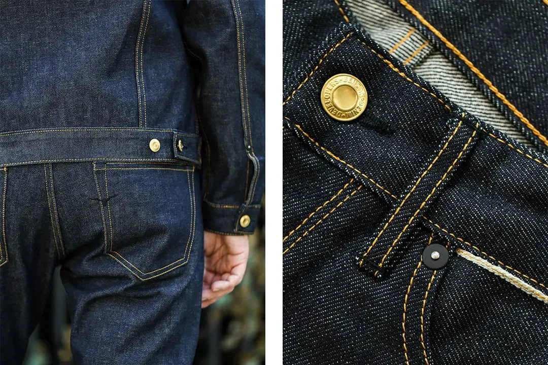【Benzak Denim Developers】B-01 Tiger Selvedge 15oz / 日製老虎布邊 綠染原色褲 修身小直筒