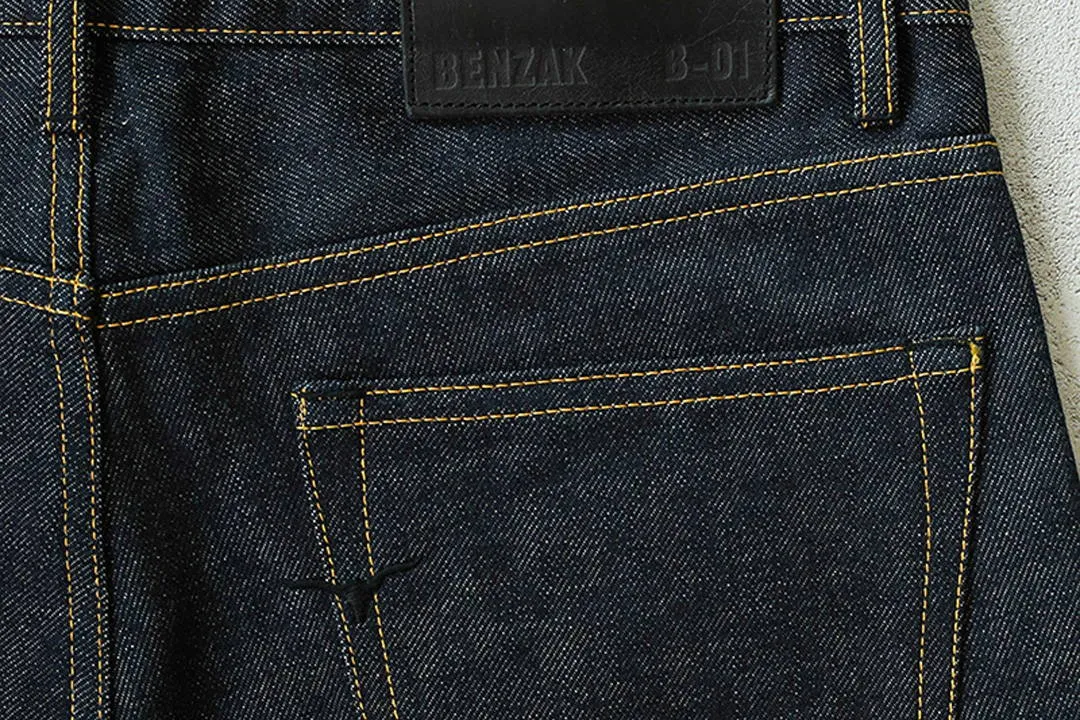 【Benzak Denim Developers】B-01 Tiger Selvedge 15oz / 日製老虎布邊 綠染原色褲 修身小直筒