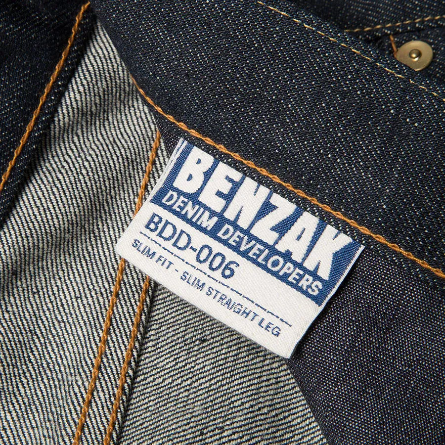 【Benzak Denim Developers】BDD-006 green cast 15 oz. RHT / 綠染丹寧 辛巴威棉 修身小直筒