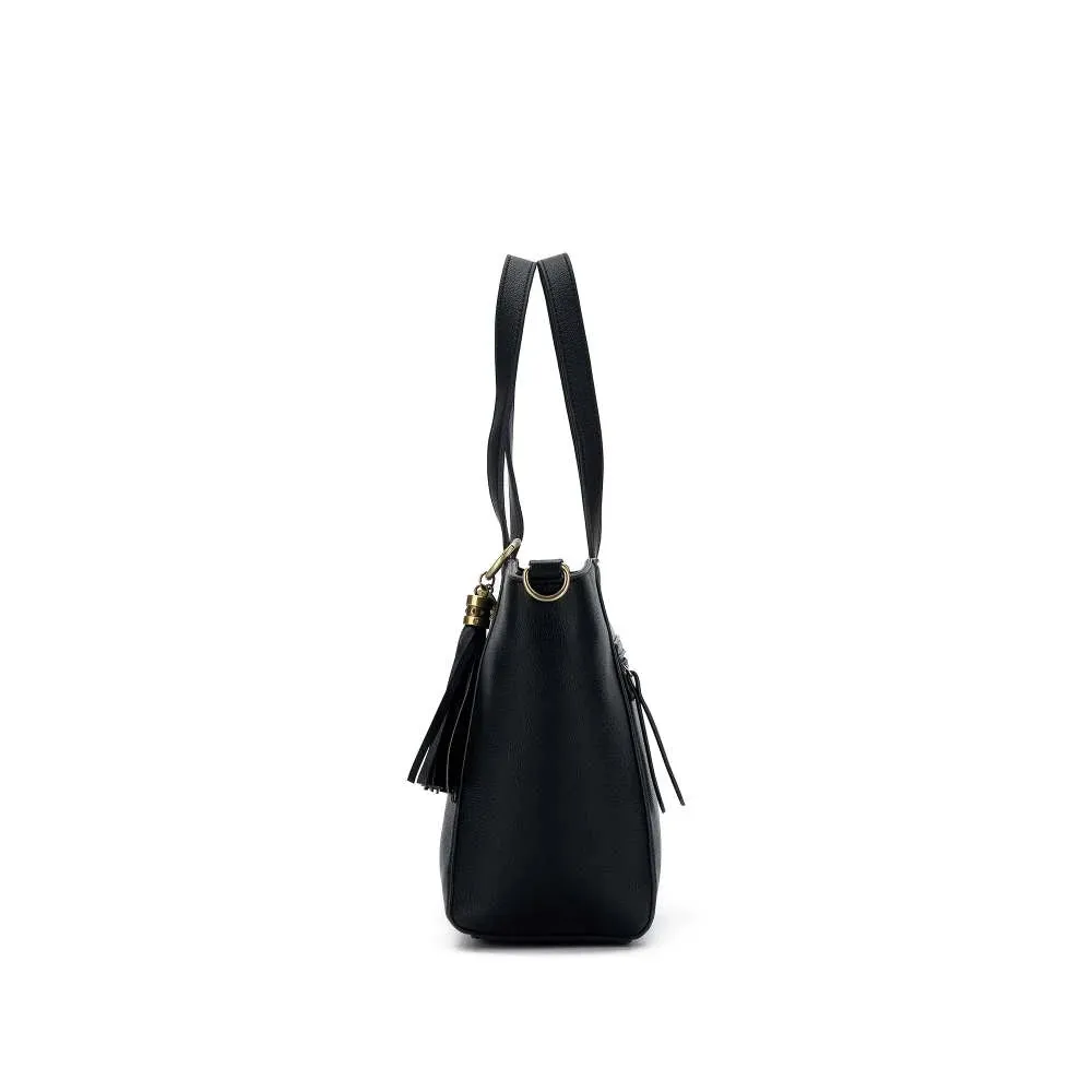Black Caviar Liana 3 Piece Handbag Set | Black