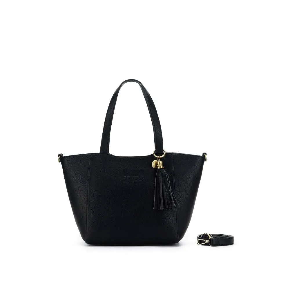 Black Caviar Liana 3 Piece Handbag Set | Black