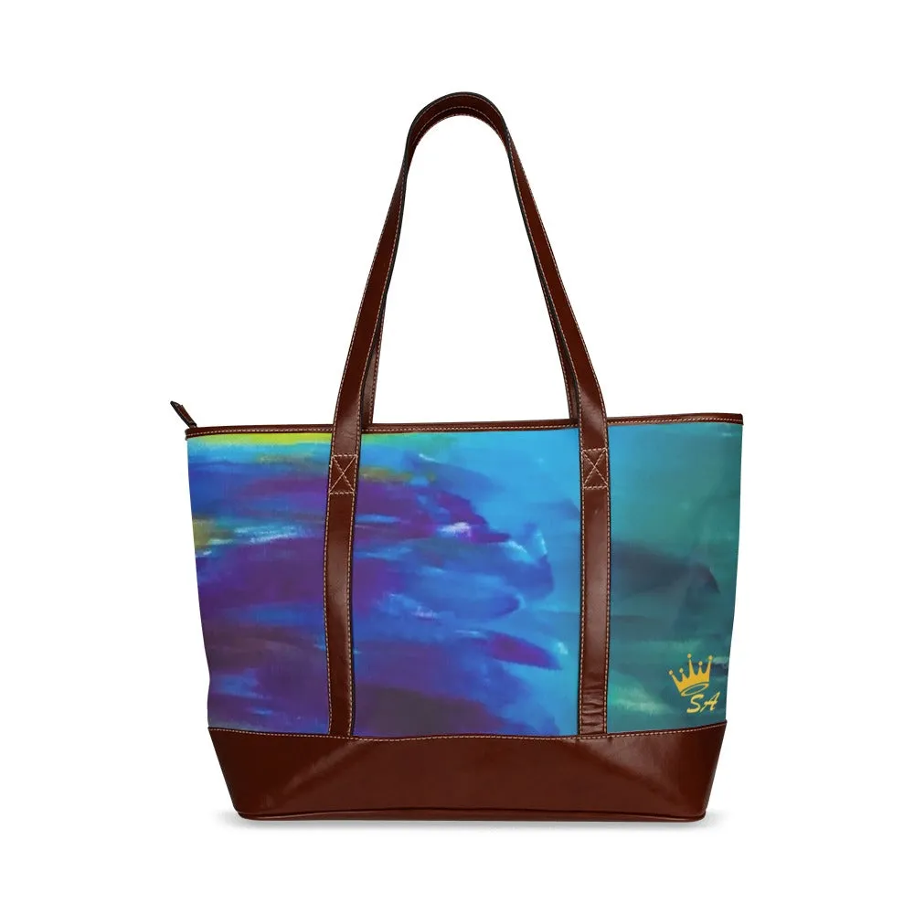 Blue Wave Tote Bag