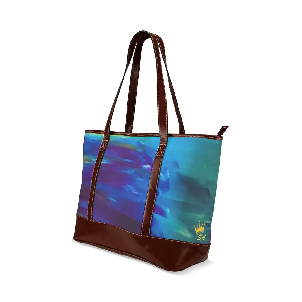 Blue Wave Tote Bag