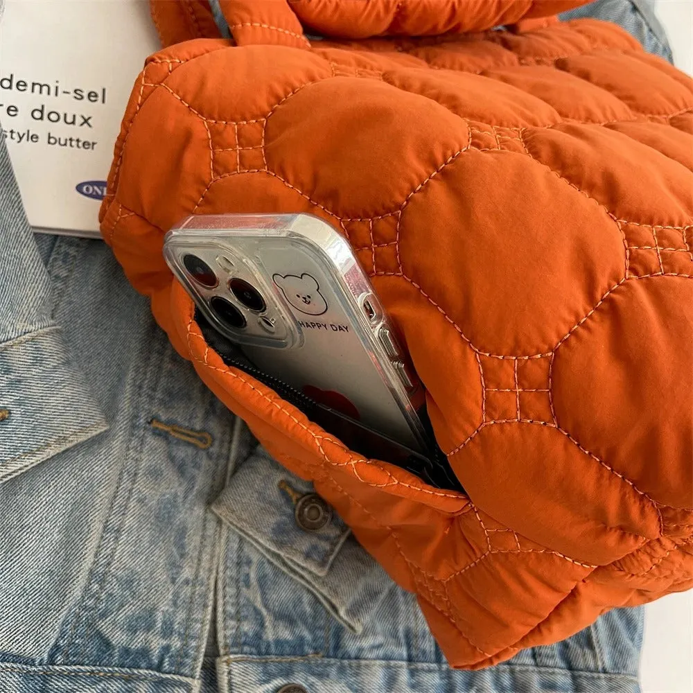 Boxy Puffer Tote