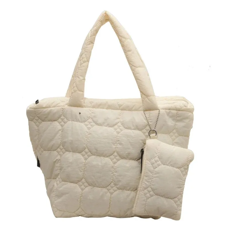 Boxy Puffer Tote