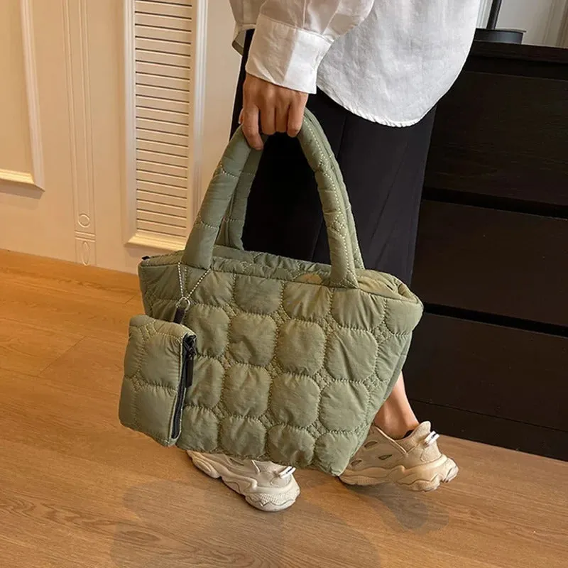 Boxy Puffer Tote