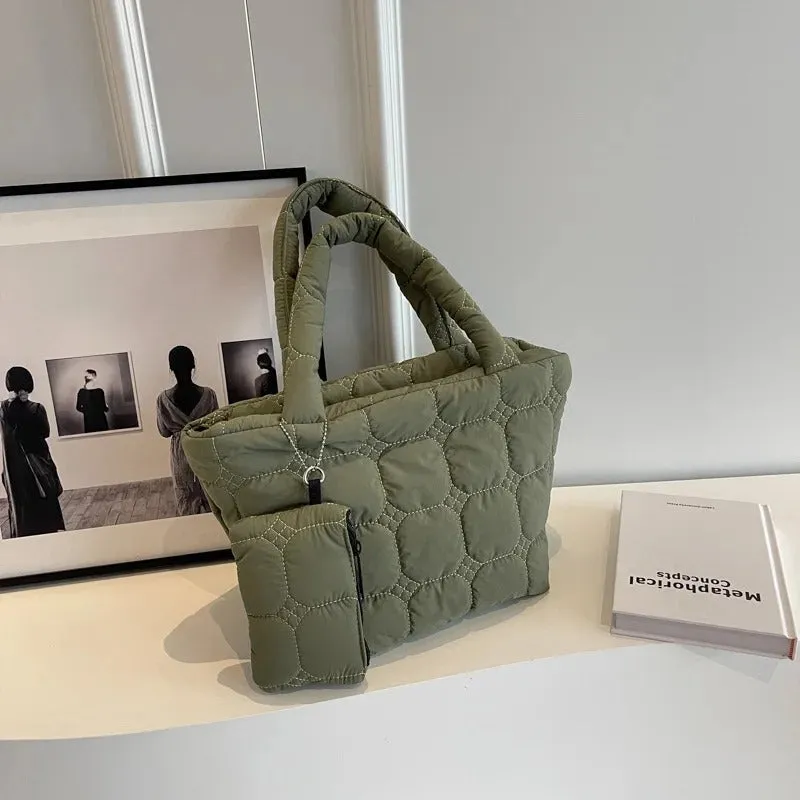 Boxy Puffer Tote
