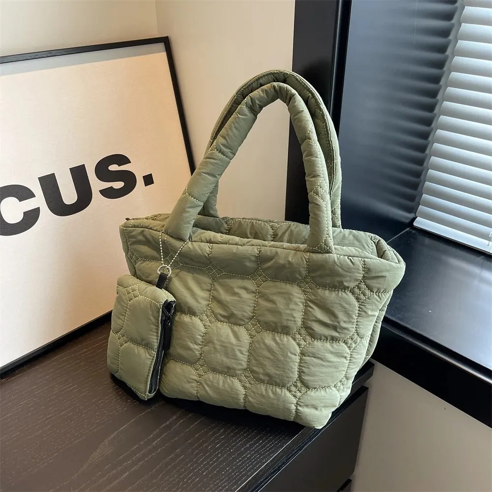 Boxy Puffer Tote
