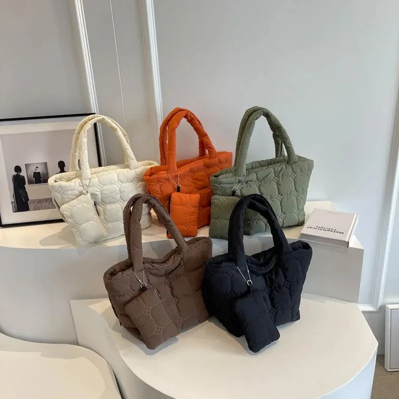 Boxy Puffer Tote