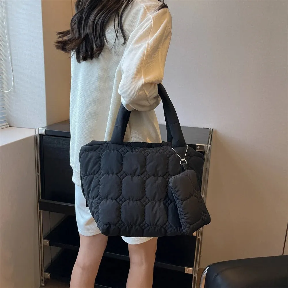 Boxy Puffer Tote
