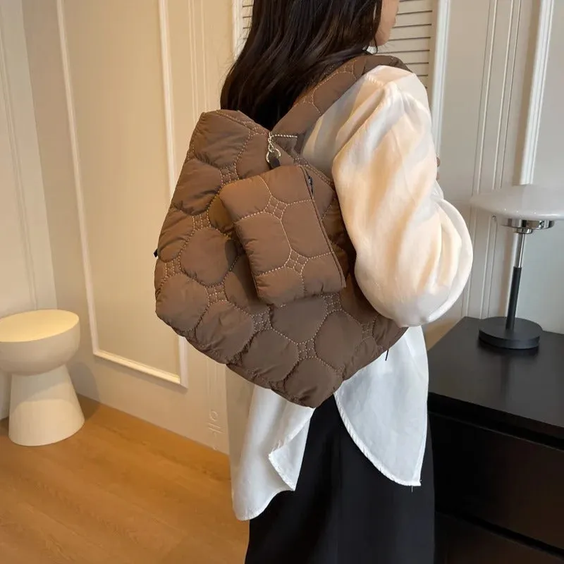 Boxy Puffer Tote