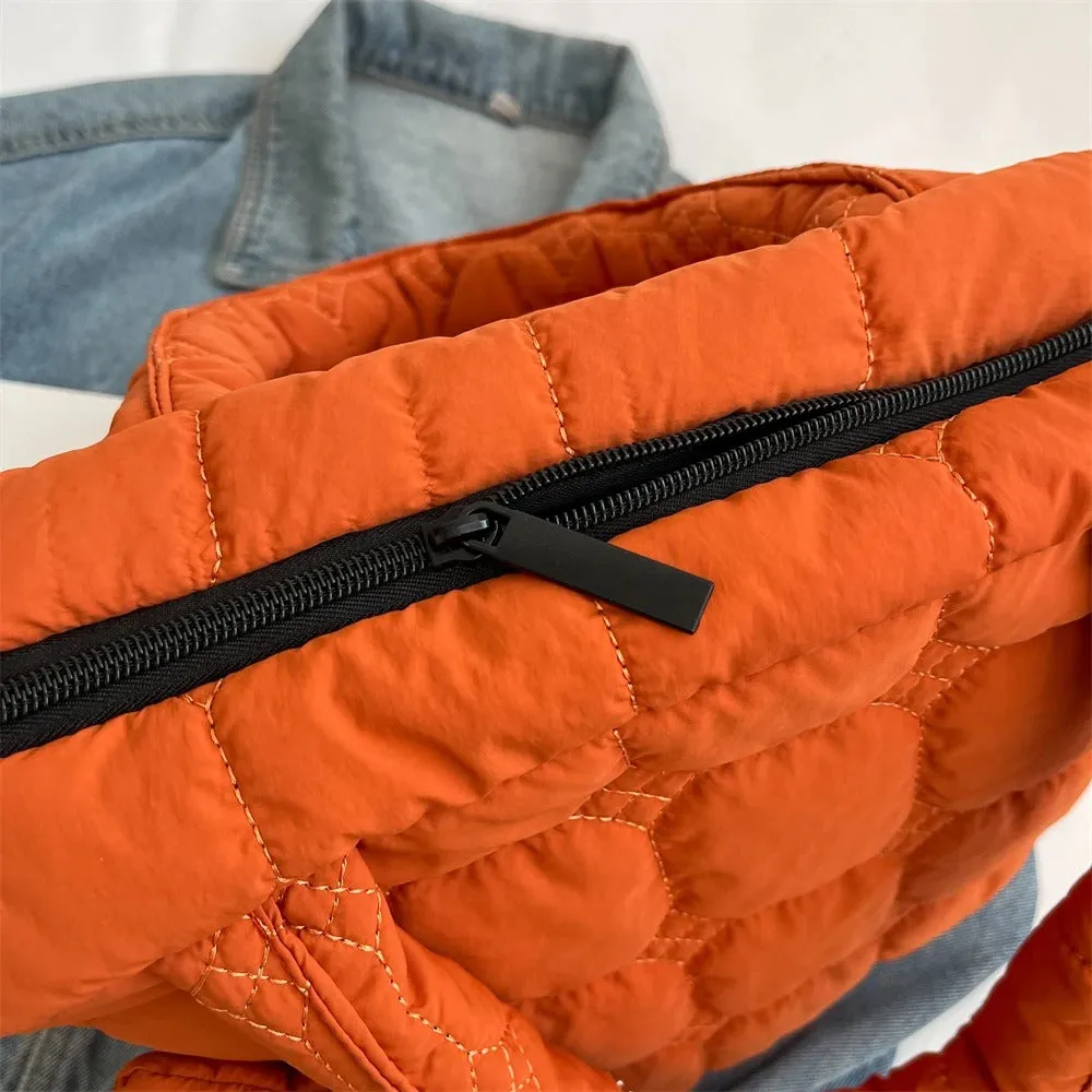 Boxy Puffer Tote