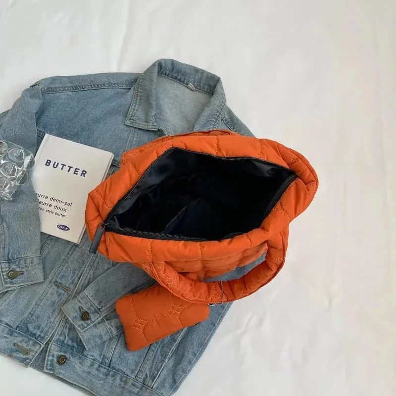 Boxy Puffer Tote