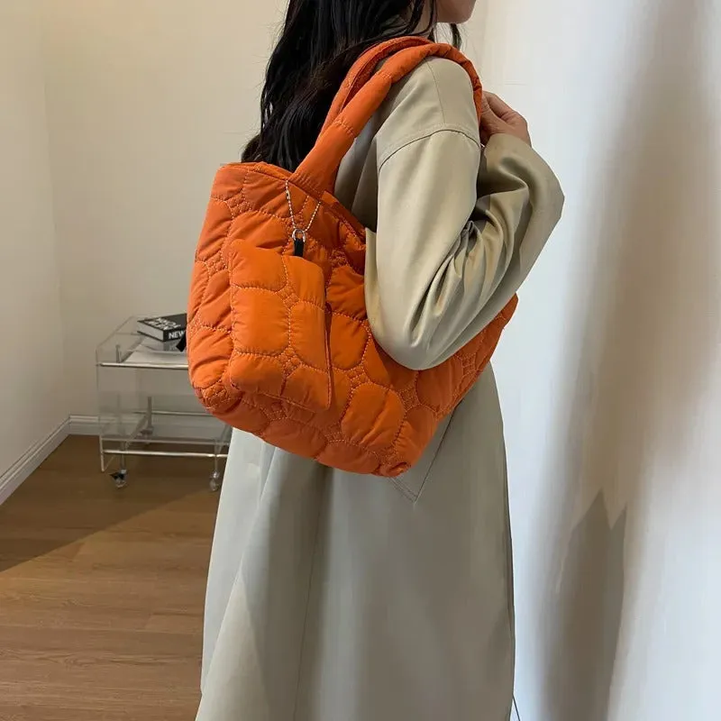 Boxy Puffer Tote