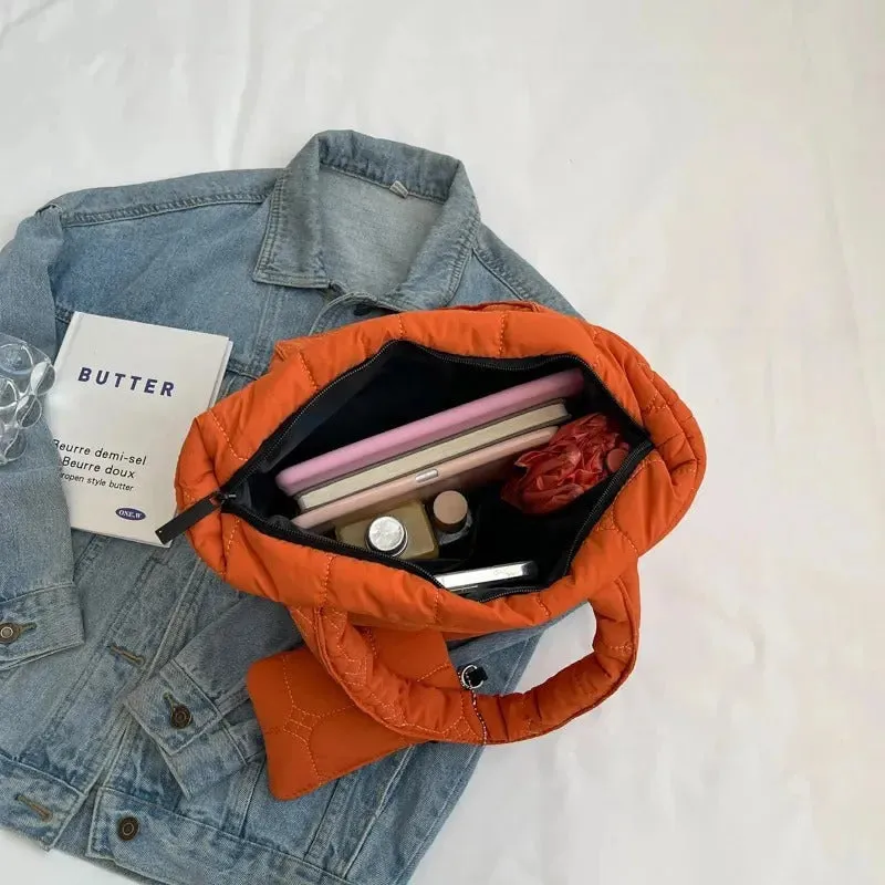 Boxy Puffer Tote
