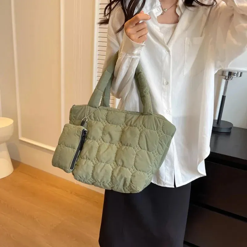 Boxy Puffer Tote