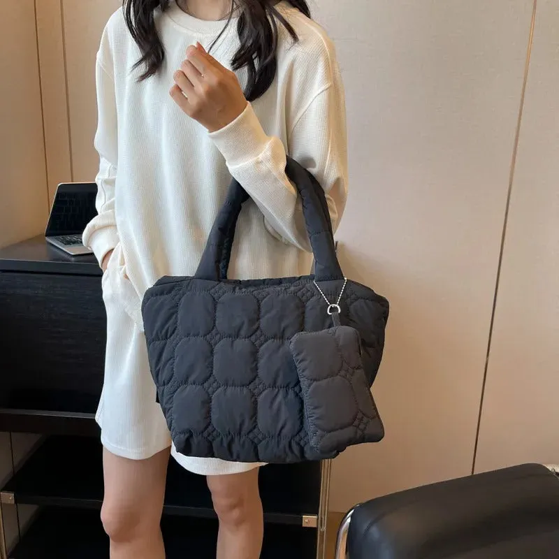Boxy Puffer Tote