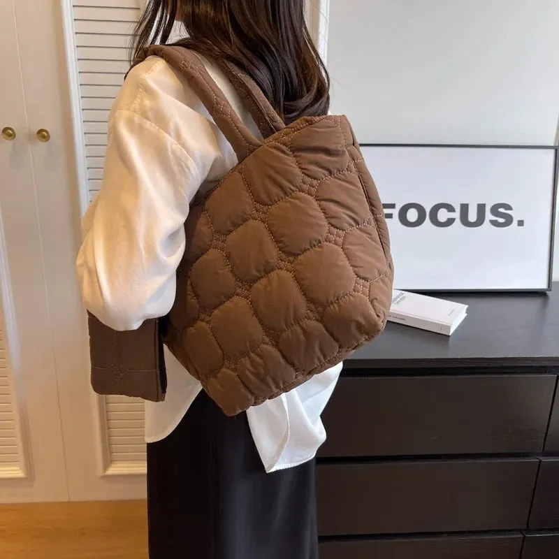 Boxy Puffer Tote