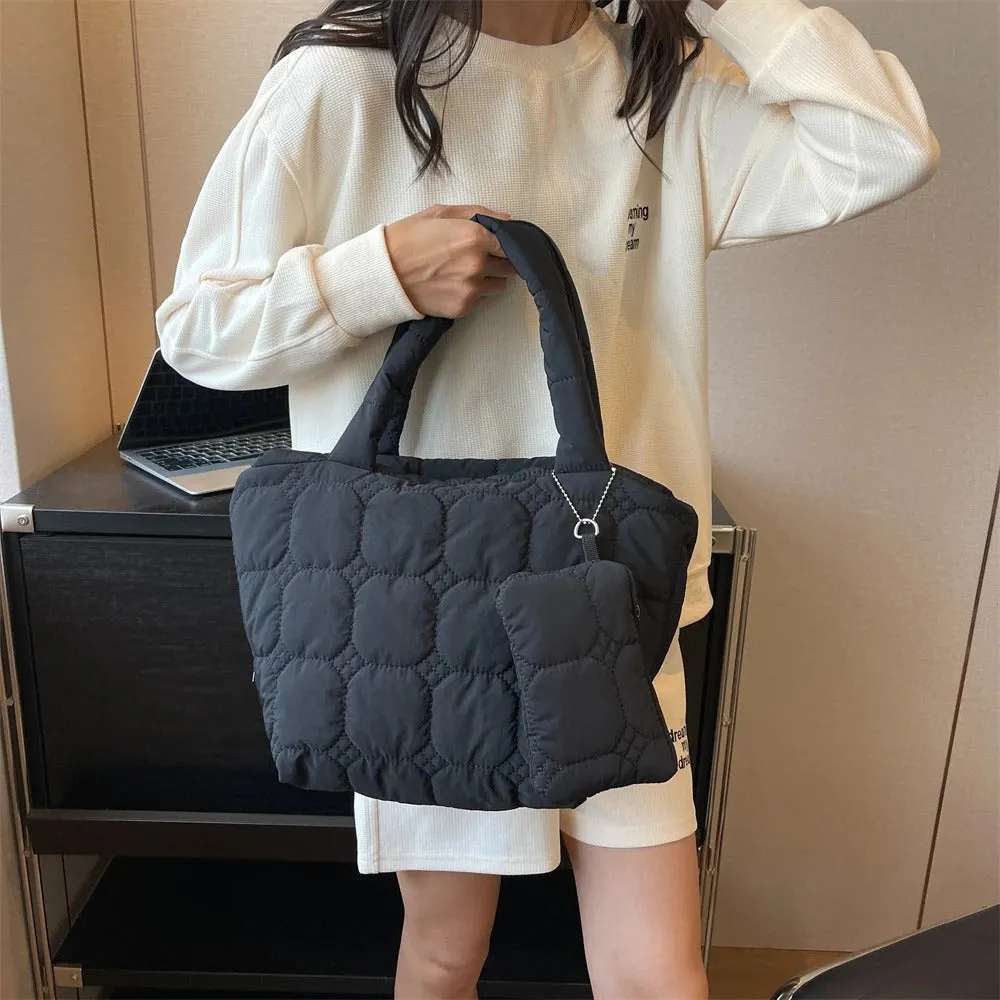 Boxy Puffer Tote