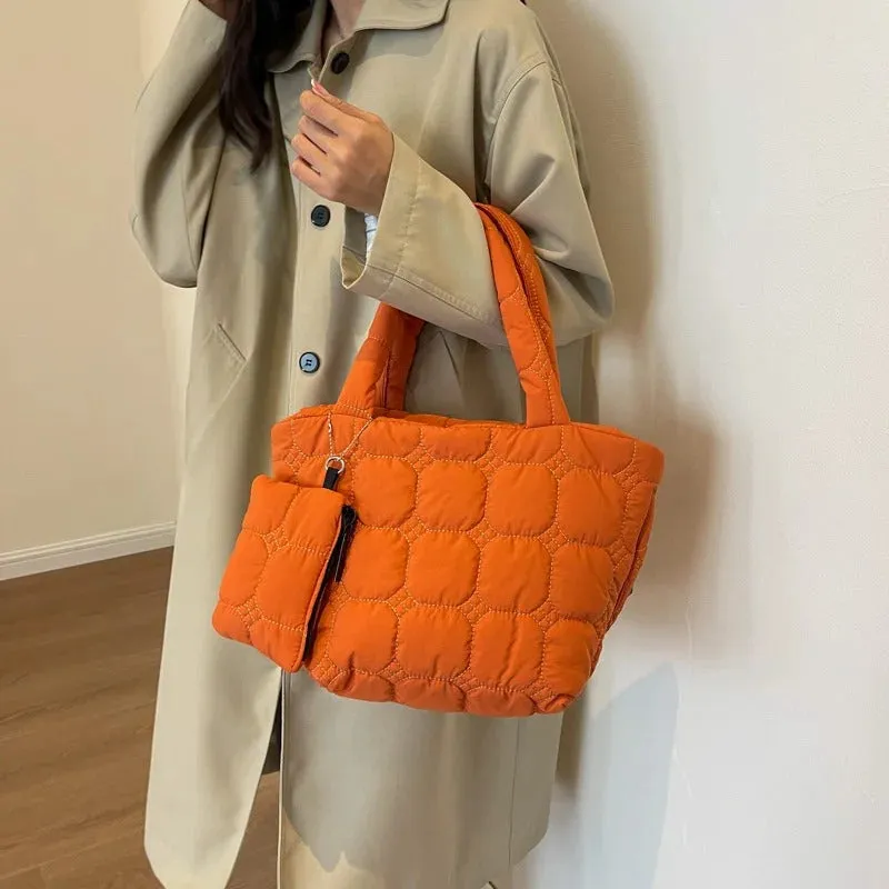 Boxy Puffer Tote