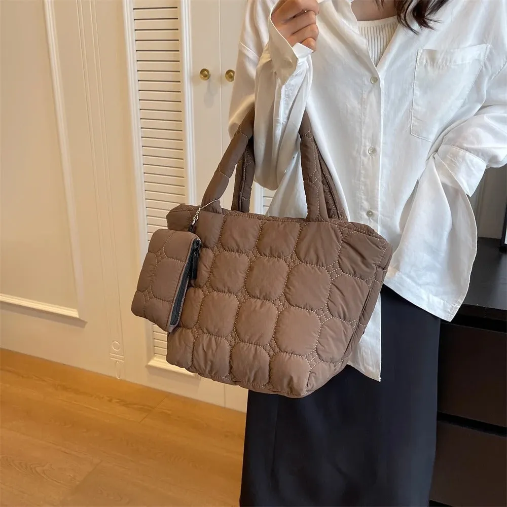 Boxy Puffer Tote