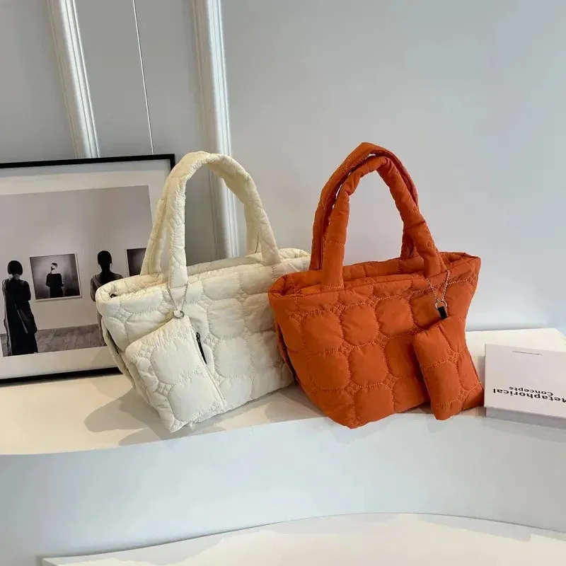 Boxy Puffer Tote