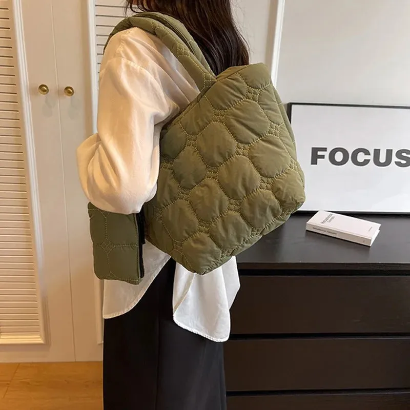 Boxy Puffer Tote