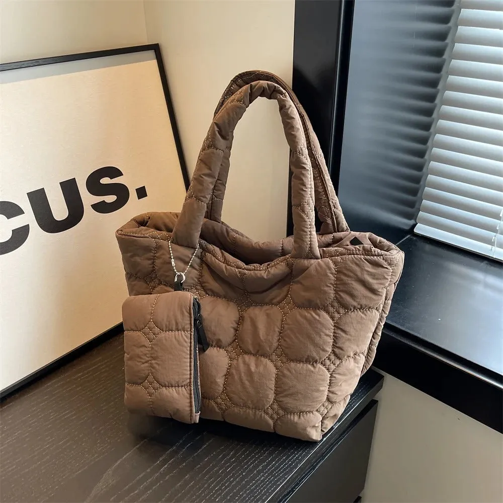 Boxy Puffer Tote