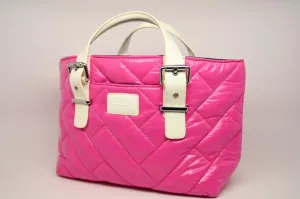 Bubbly - Hibiscus with White Handles